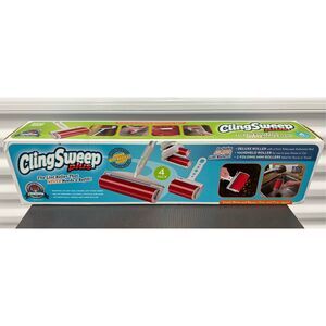 Clingsweep Cling Sweep Lint Roller That Never Needs a Refill 4 pack new